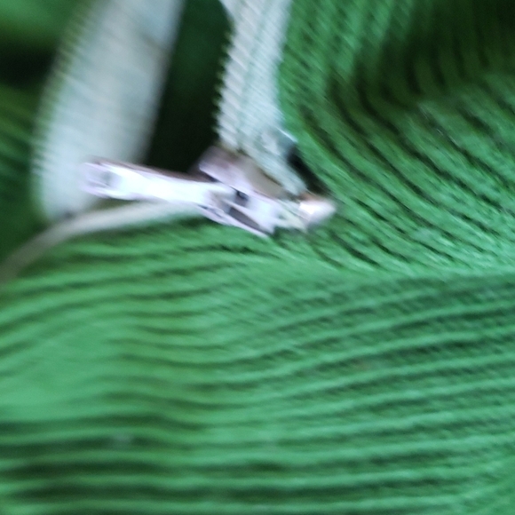 Vintage Woodward's Green Mock Neck Sweater, US S/M - Picture 11 of 12